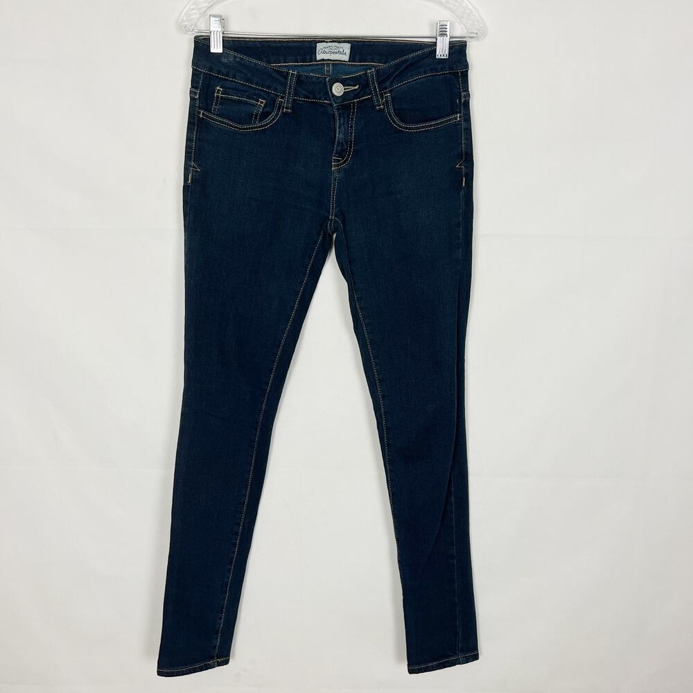 Aeropostale Legging Jeans Mid-Rise Dark Wash Size 5/6